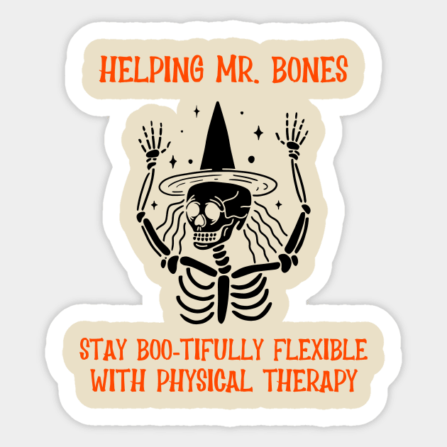 Physical Therapy Halloween Sticker by Designs by Eliane